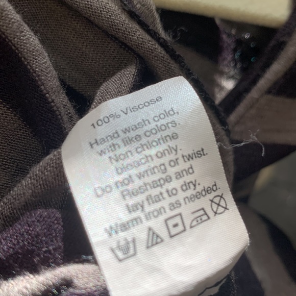 MADEWELL BLACK GRAY striped shirt - Picture 4 of 4